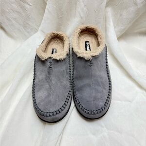 Sorel Men's Gray and Cream Loafers szie 7